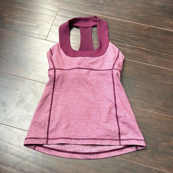 🍋lululemon🍋 | Red plum scoop neck tank top - Picture 1 of 7